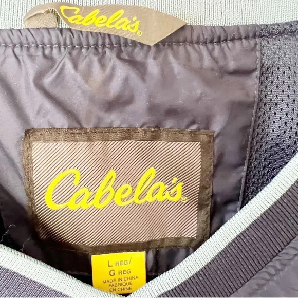 Cabela’s Navy Blue Long Sleeve Pullover Jacket‎ Size Large Teflon Protected New! - Picture 8 of 8